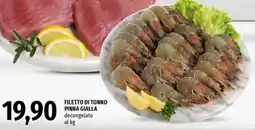 Famila Market Filetto di tonno pinna gialla offerta