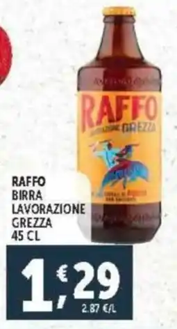 Deco Supermercati Raffo birra lavorazione grezza offerta