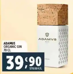 Deco Supermercati Adamus organic gin offerta