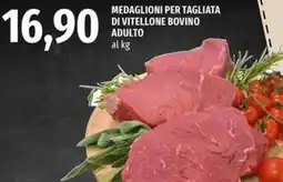 Famila Market Medaglioni per tagliata di vitellone bovino adulto offerta