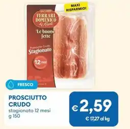 MD Discount Prosciutto crudo FERRARI DOMENICO &figli offerta