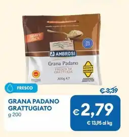 MD Discount Grana padano grattugiato AMBROSI offerta