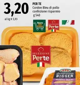 Famila Market PER TE Cordon Bleu di pollo confezione risparmio offerta