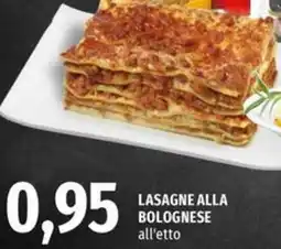 Famila Market Lasagne alla bolognese offerta
