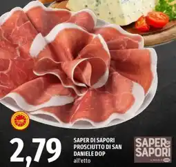 Famila Market Saper di sapori prosciutto di san daniele DOP offerta