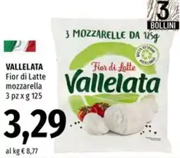 Famila Market VALLELATA Fior di Latte mozzarella offerta