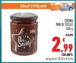 Conad CREMA PAN DI STELLE offerta