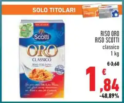 Conad RISO ORO RISO SCOTTI offerta