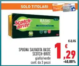 Conad SPUGNA SALVADITA BASIC SCOTCH-BRITE offerta