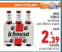 Conad BIRRA ICHNUSA offerta