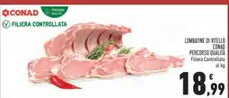 Conad LOMBA TINE DI VITELLO CONAD offerta