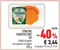 Conad SPINACINE GRAN CROCCANTI AIA offerta