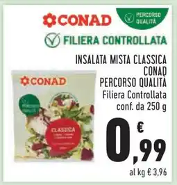 Conad Insalata Mista Classica Conad Percorso Qualità offerta