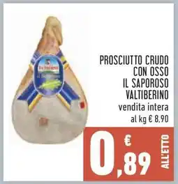 Conad Prosciutto Crudo con Osso Il Saporoso Valtiberino offerta