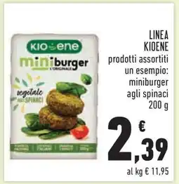Conad Kioene Miniburger agli spinaci offerta