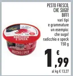 Conad PESTO FRESCO CHE SUGO! BIFFI offerta