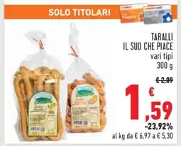 Conad Taralli Il Sud Che Piace offerta