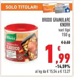 Conad BRODO GRANULARE KNORR offerta