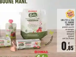 Conad LINEA PER LA CURA DEL BAMBINO CONAD BABY offerta