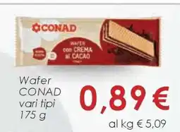Conad WAFER CONAD offerta