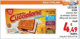 Conad CUCCIOLONE ALGIDA offerta