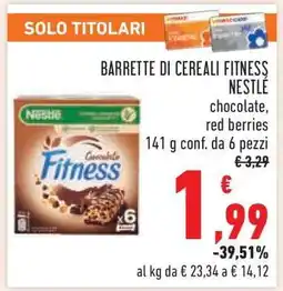 Conad BARRETTE DI CEREALI FITNESS NESTLÉ offerta