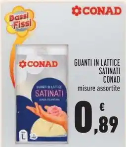 Conad Guanti in lattice satinati Conad offerta