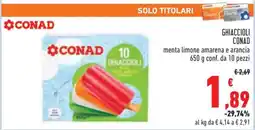 Conad GHIACCIOLI CONAD offerta