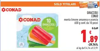 Conad GHIACCIOLI CONAD offerta