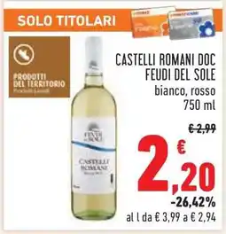 Conad Castelli Romani DOC Feudi del Sole offerta