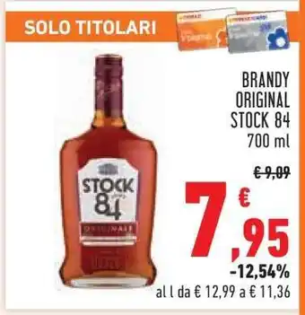 Conad BRANDY ORIGINAL STOCK 84 offerta