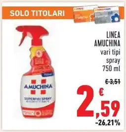 Conad LINEA AMUCHINA offerta