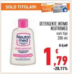 Conad Detergente Intimo Neutromed offerta