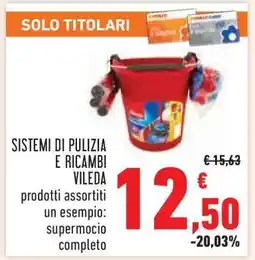 Conad SISTEMI DI PULIZIA E RICAMBI VILEDA offerta