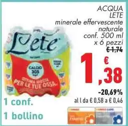 Conad Acqua Lete offerta
