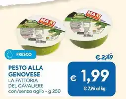 MD Discount Pesto alla genovese LA FATTORIA offerta