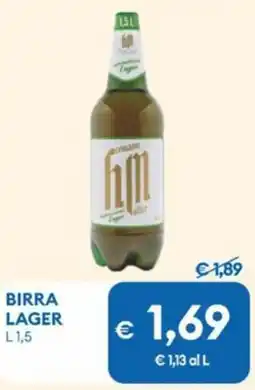 MD Discount Birra LAGER offerta