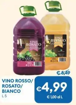 MD Discount Vino rosso/ rosato/ bianco offerta