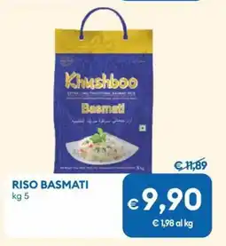 MD Discount Riso basmati Khushboo offerta