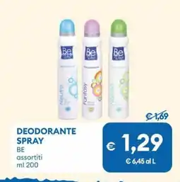 MD Discount Deodorante spray BE assortiti offerta