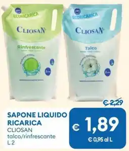 MD Discount Sapone liquido ricarica CLIOSAN offerta