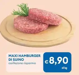 MD Discount Maxi hamburger di suino offerta