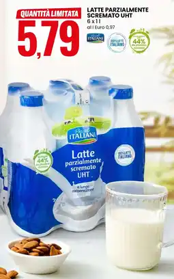 Eurospin Latte parzialmente scremato UHT offerta