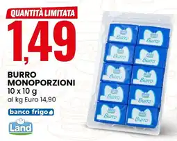 Eurospin Burro monoporzioni Land offerta