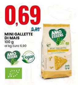 Eurospin Mini gallette di mais AMO ESSERE offerta