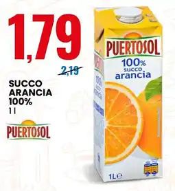 Eurospin Succo arancia 100% PUERTOSOL offerta