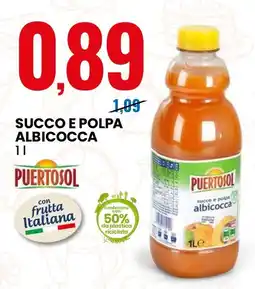 Eurospin Succo e polpa albicocca PUERTOSOL offerta