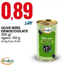Eurospin Olive nere denocciolate VariaGusto offerta
