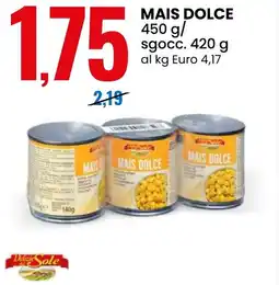Eurospin Mais dolce Delizie Sole offerta