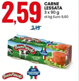 Eurospin Carne lessata Buon Pascolo offerta